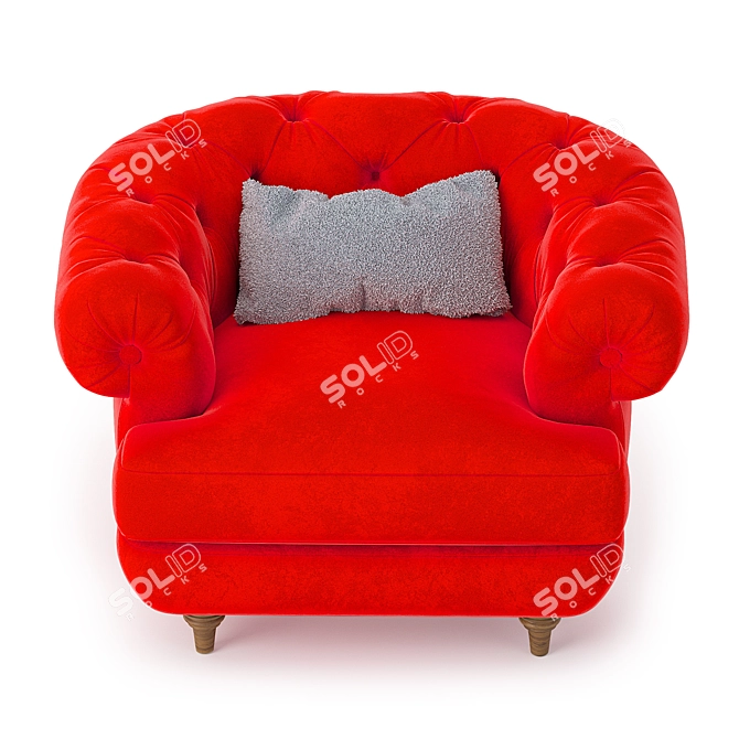 Swagamuffin Oversized Armchair 3D model image 3