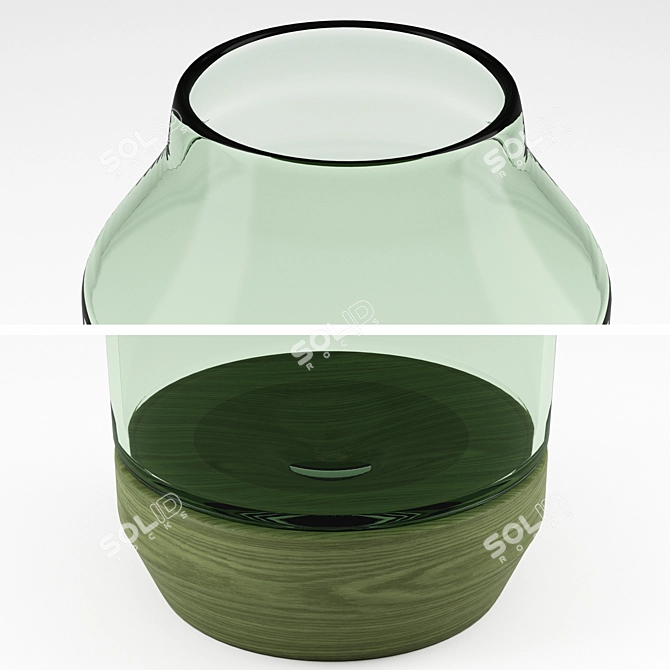 Title: Modern Elevated Vase - Unique and Versatile 3D model image 2