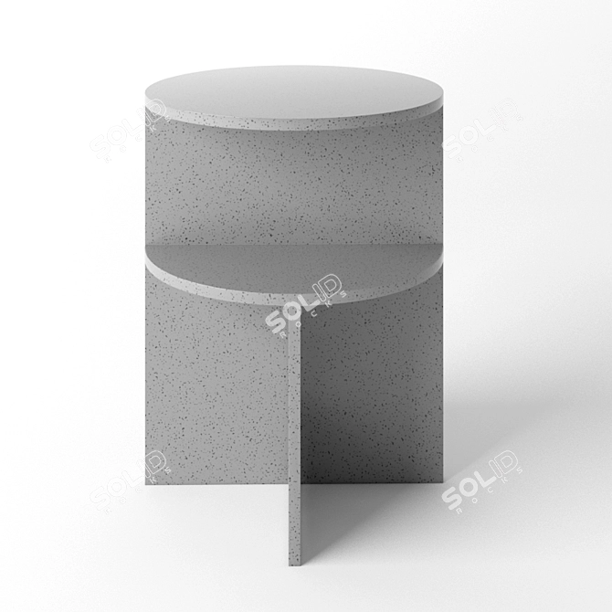 Title: Muuto Halves Modern Side Table 3D model image 3