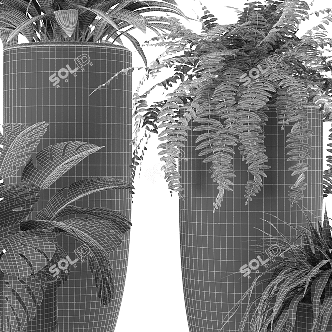 Lush Greenery Collection 3D model image 3