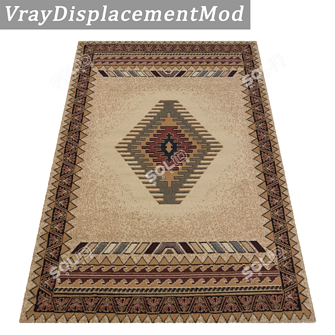High-Quality Carpet Set - Variety of Textures 3D model image 3