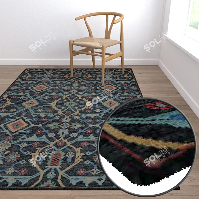 High-Quality Carpet Set - 3D Textures 3D model image 5
