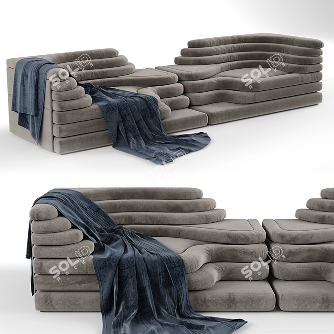 Comfort Max Sofa - Ultimate Relaxation at Home 3D model image 1
