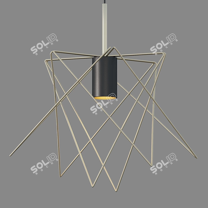 Title: Nowodvorski Gstar 8854 Pendant Light 3D model image 3