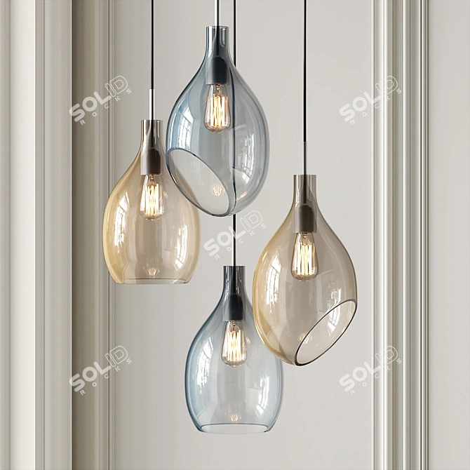 Elegant Lovisa Lighting Collection 3D model image 1