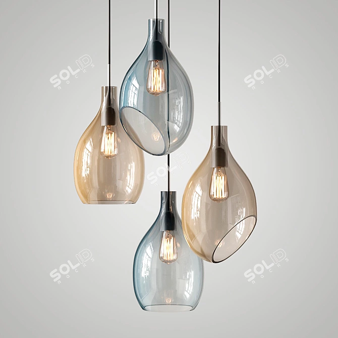 Elegant Lovisa Lighting Collection 3D model image 6