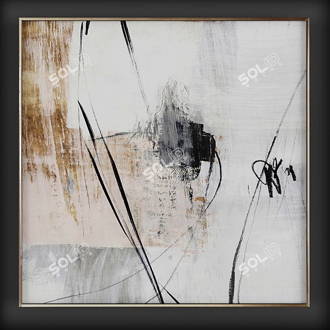 Artistic Impressions: Paintings Collection 3D model image 3