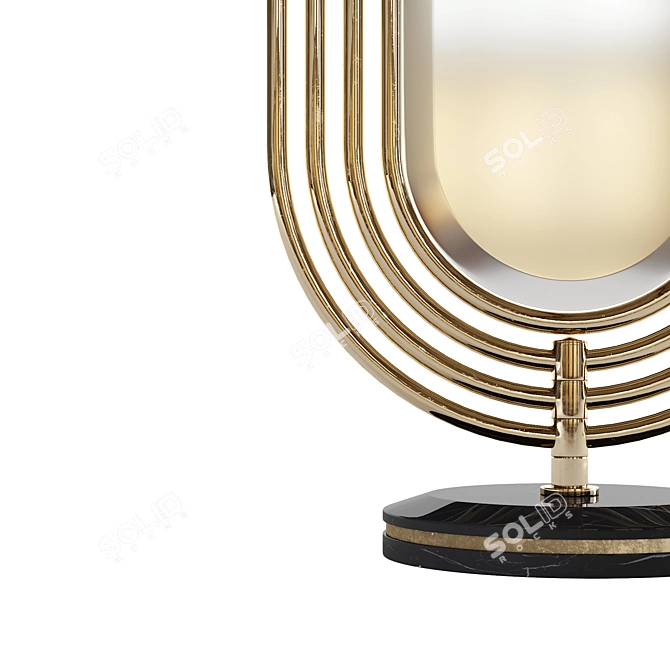 Luxury Colosseum Floor Mirror 3D model image 2