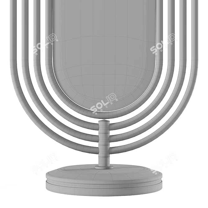 Luxury Colosseum Floor Mirror 3D model image 3