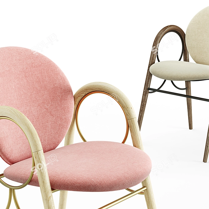 Brdr. Kruger Arkade Chair: Danish Design Masterpiece 3D model image 3