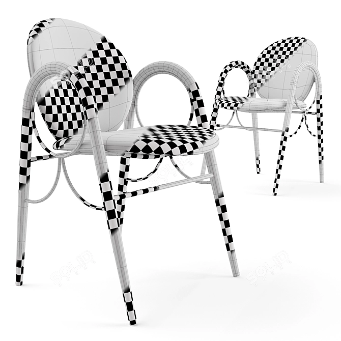 Brdr. Kruger Arkade Chair: Danish Design Masterpiece 3D model image 4