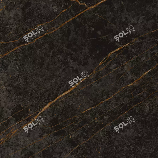 Black Marble Set: Multi-texture, High-definition 3D Render 3D model image 2