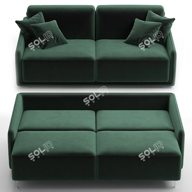 Toronto Sofa: Stylish & Comfortable 3D model image 2