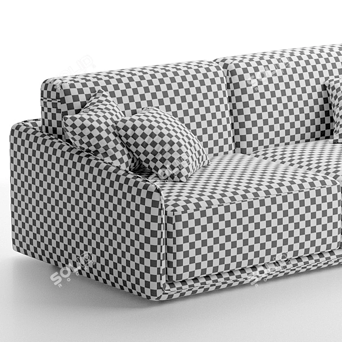 Toronto Sofa: Stylish & Comfortable 3D model image 4