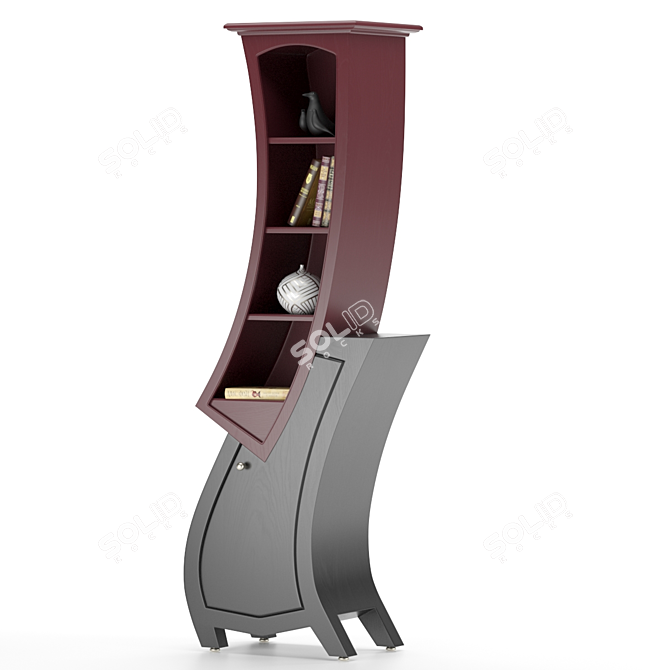 Stacked Cabinet No7 - Sleek and Stylish Storage Solution 3D model image 2