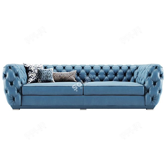 Regal Chesterfield Sofa 3D model image 2