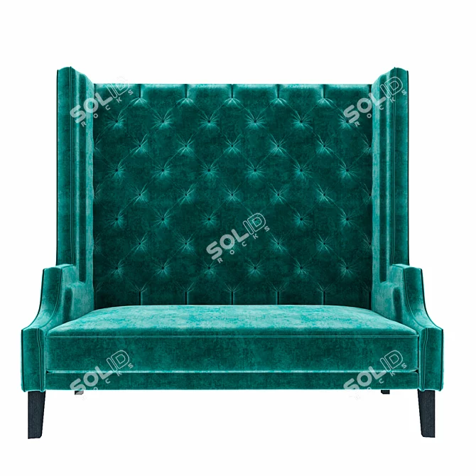 Eichholtz Sofa Spectator: Glamour and Luxury in Your Home 3D model image 1