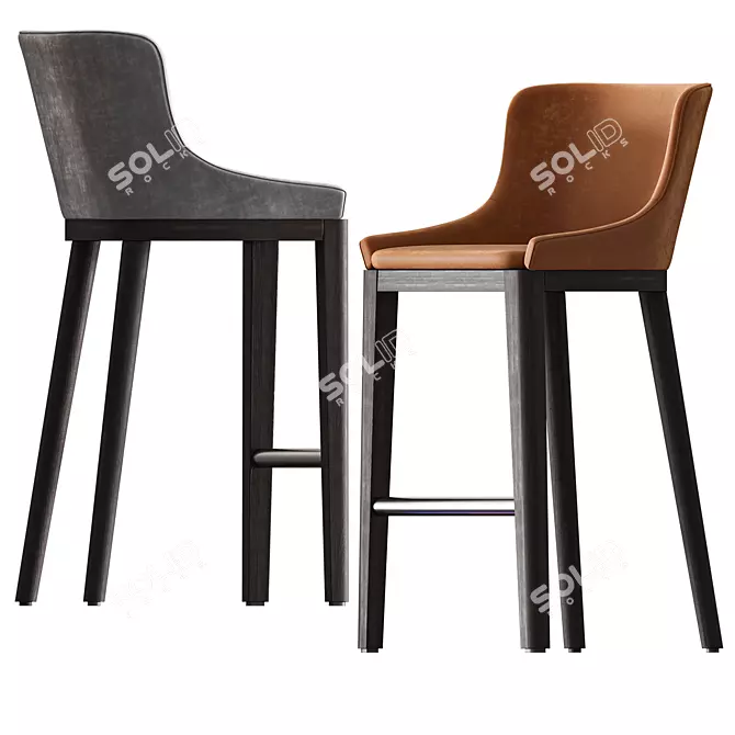 Cleo Stool: Elegant and Innovative Seating 3D model image 1