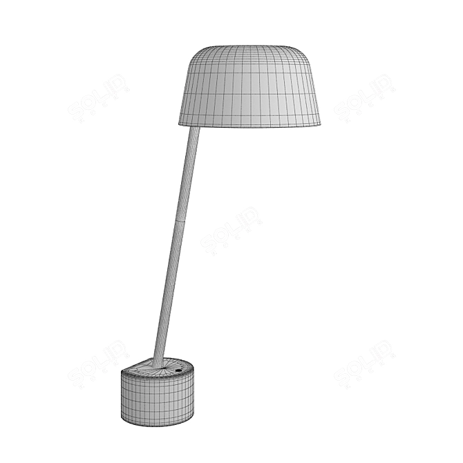 Muuto Lean Lamp Plus Modern Scandinavian Lighting 3D model image 3