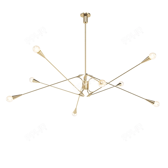 Modern Chandelier Collection 3D model image 2