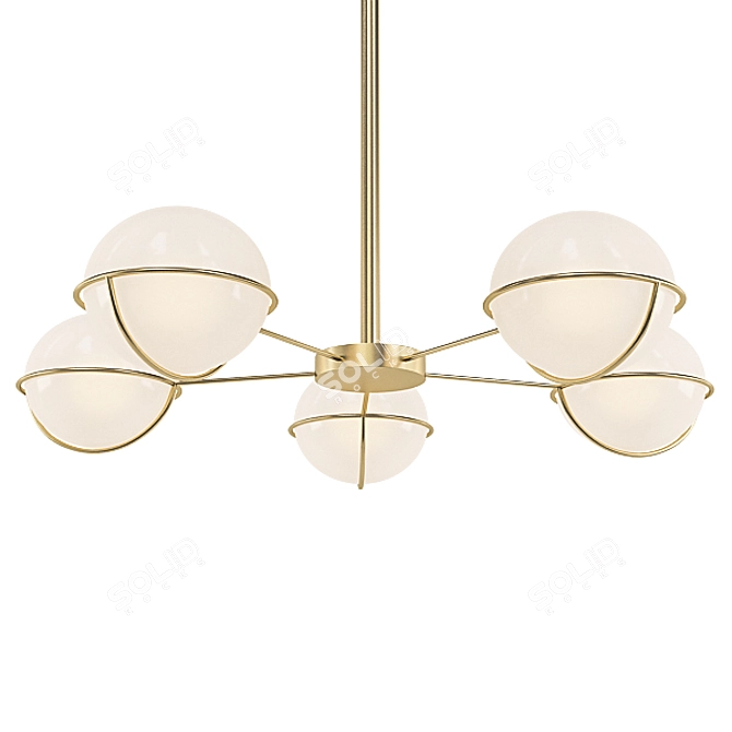 Modern Chandelier Collection 3D model image 5