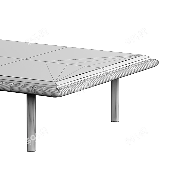 Elegant Tavolini Coffee Table 3D model image 4