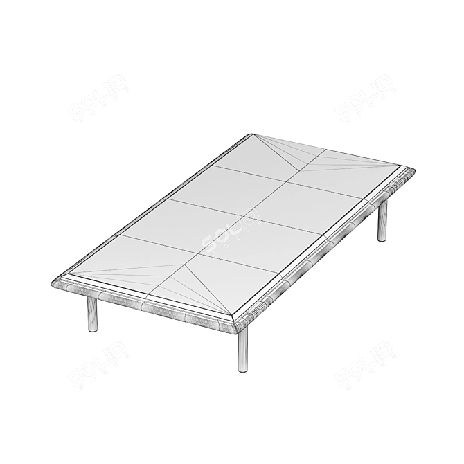 Elegant Tavolini Coffee Table 3D model image 5