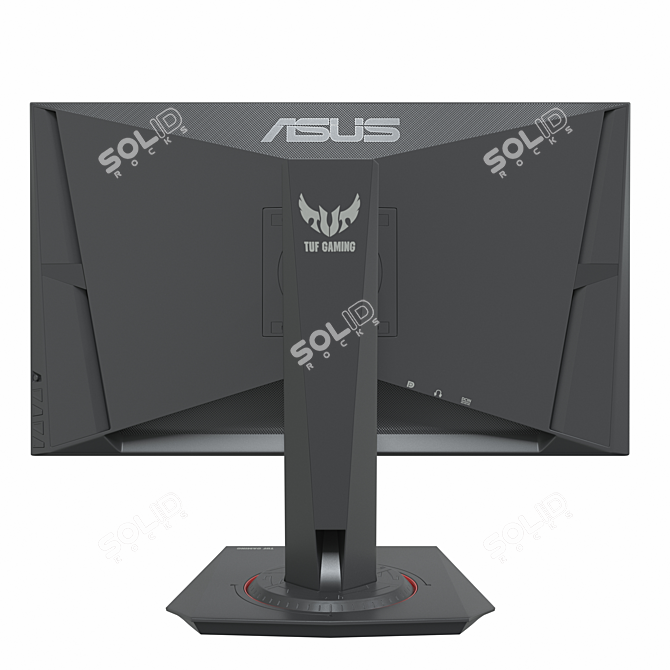 ASUS TUF Gaming VG27AQ Monitor: Immersive Gaming Experience 3D model image 1