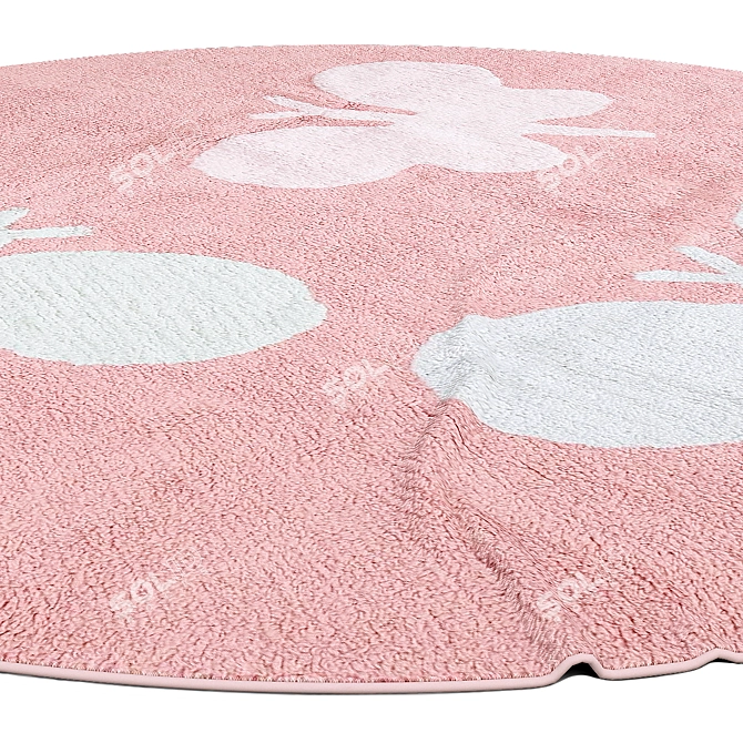 Benuta Kids Circle Rugs 3D model image 2