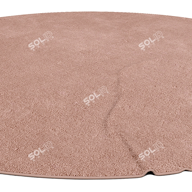 Luxury Circle Rugs | AYTM 3D model image 2