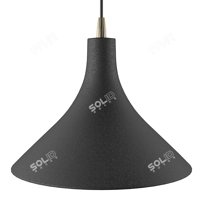 Karman T-Black Ceramic Pendant Lamps 3D model image 8