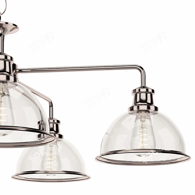 Contemporary Oglio Pendant Lamp 3D model image 2