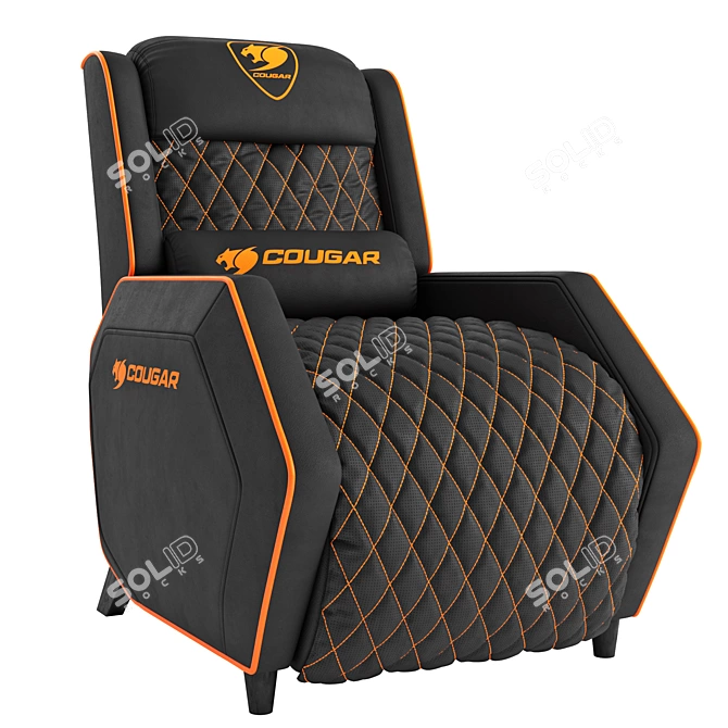 Ultimate Gaming Armchair: Cougar Ranger 3D model image 1