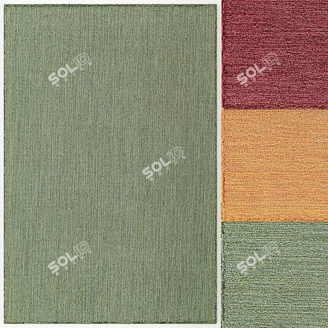 Poppy Dream: 2000x3000mm Rug 3D model image 1