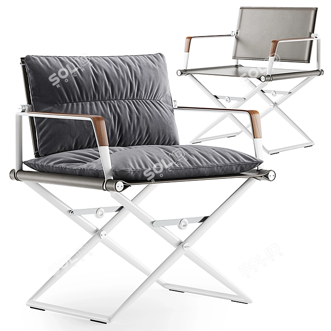 Modern Dedon SEAX Lounge Chair 3D model image 1