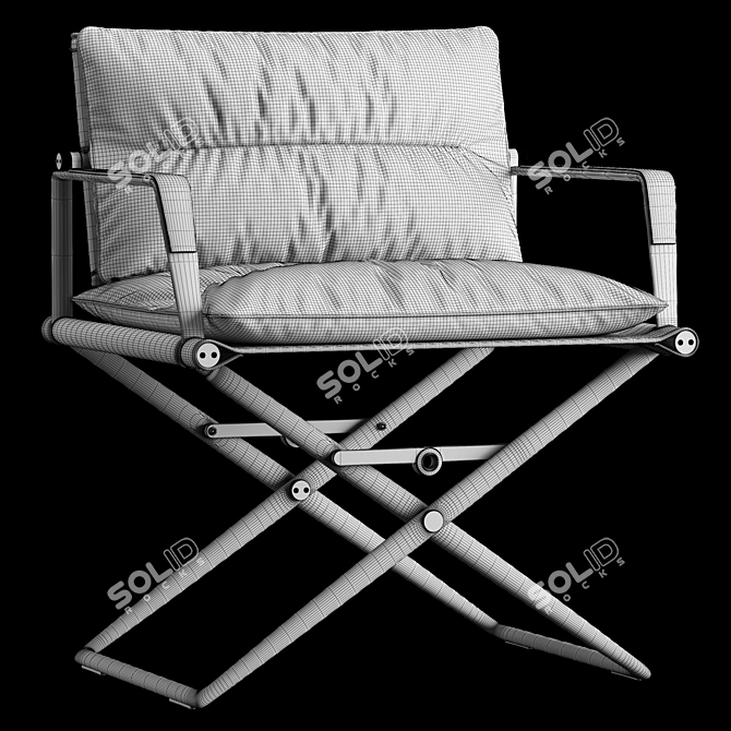 Modern Dedon SEAX Lounge Chair 3D model image 5