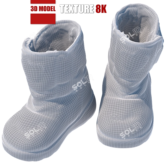 Kids Adventure Shoes 182 3D model image 3