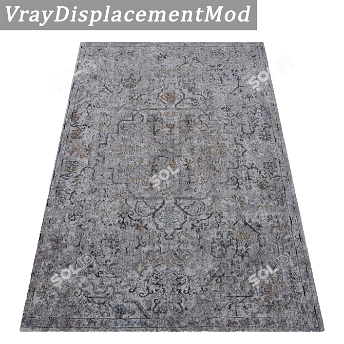 Luxury Carpet Set: High-Quality Textures for Close and Distant Shots 3D model image 3