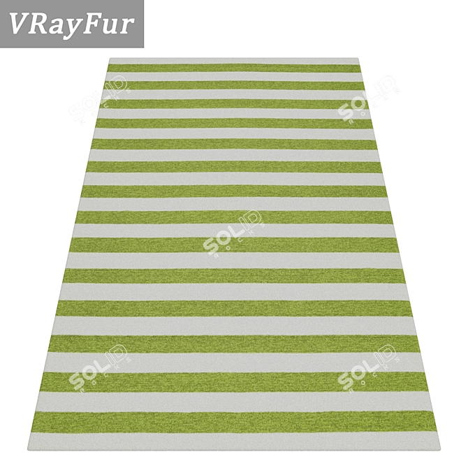 High-Quality Carpet Set 3D model image 2