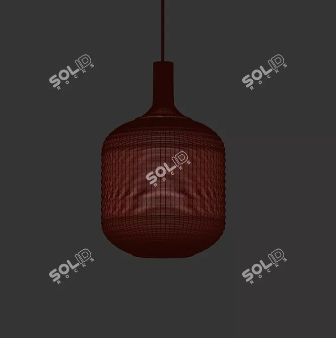  Honeycomb Pendant Light 3D model image 3