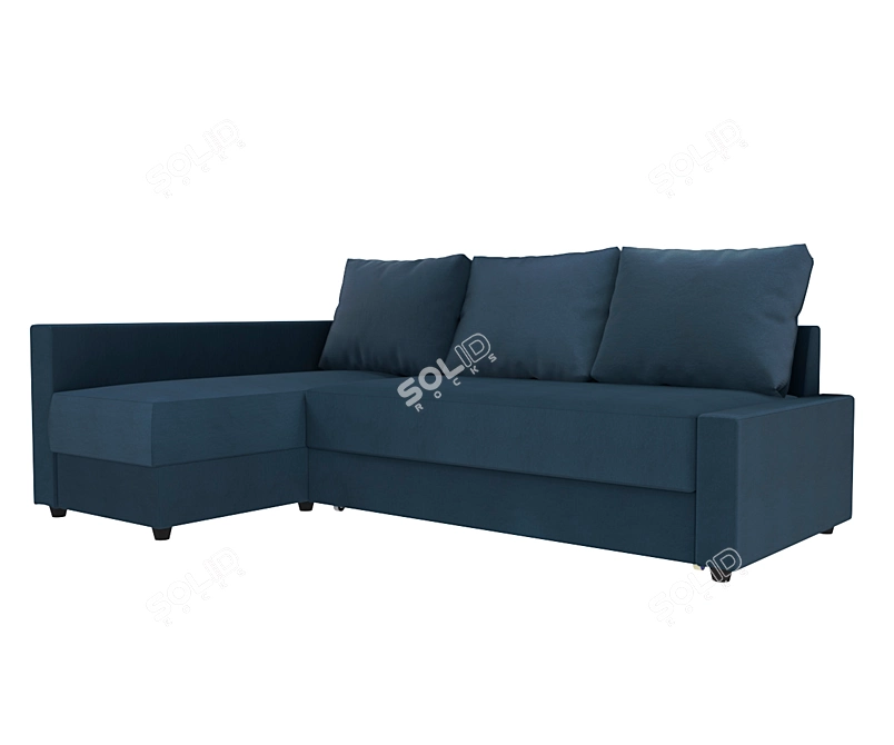 Versatile and Stylish IKEA FRICHETEN Sofa Bed 3D model image 2