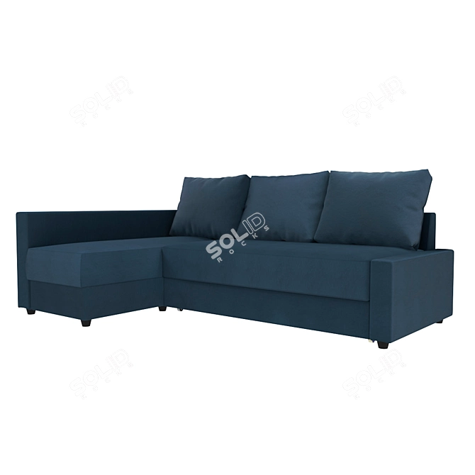 Versatile and Stylish IKEA FRICHETEN Sofa Bed 3D model image 3