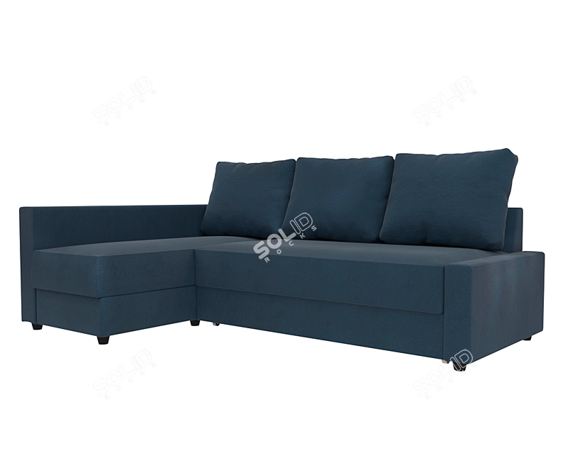 Versatile and Stylish IKEA FRICHETEN Sofa Bed 3D model image 6