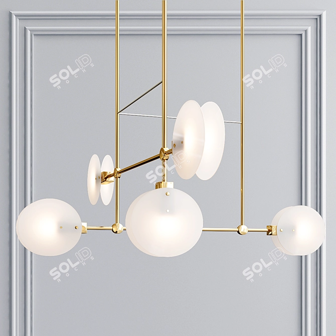 Elegant Nebulae 35 Pendant 3D model image 1