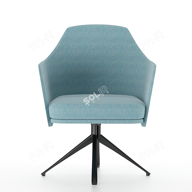 Poliform STANFORD BRIDGE Chair 3D model image 1