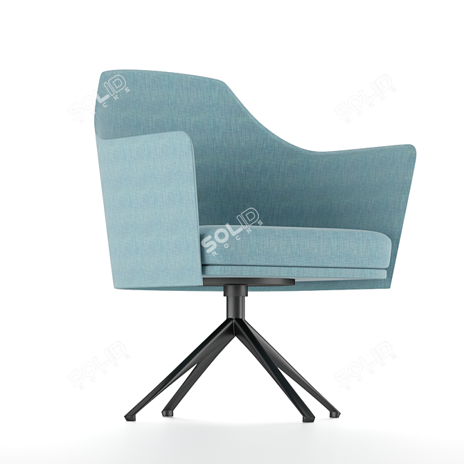 Poliform STANFORD BRIDGE Chair 3D model image 3