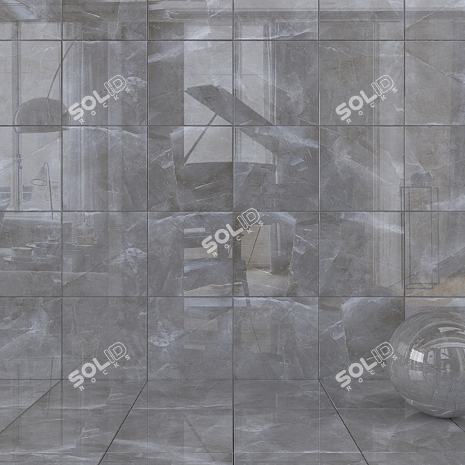 LIMA Fume Wall Tiles - Stunning Multi-Texture Collection 3D model image 1