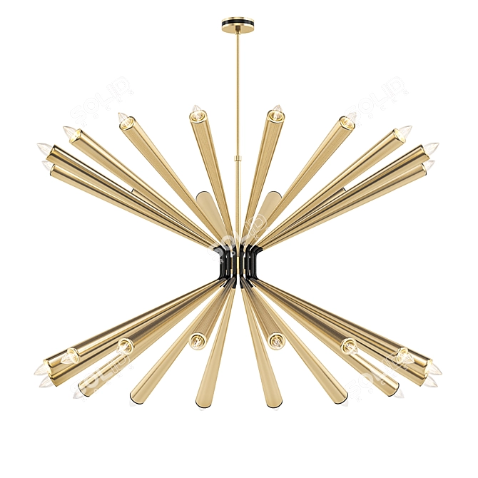 Dazzling Dorsey Chandelier 3D model image 1