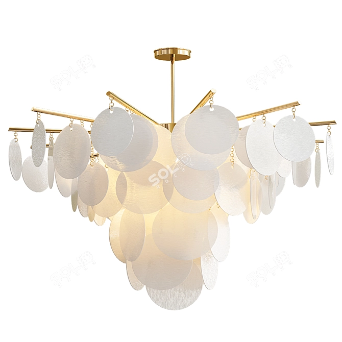 Exclusive Chandelier Collection: Campobasso, Fandango, Nimbus, Capiz 3D model image 2