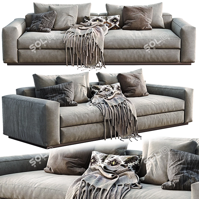 Flexform Beauty Sofa 3D model image 1